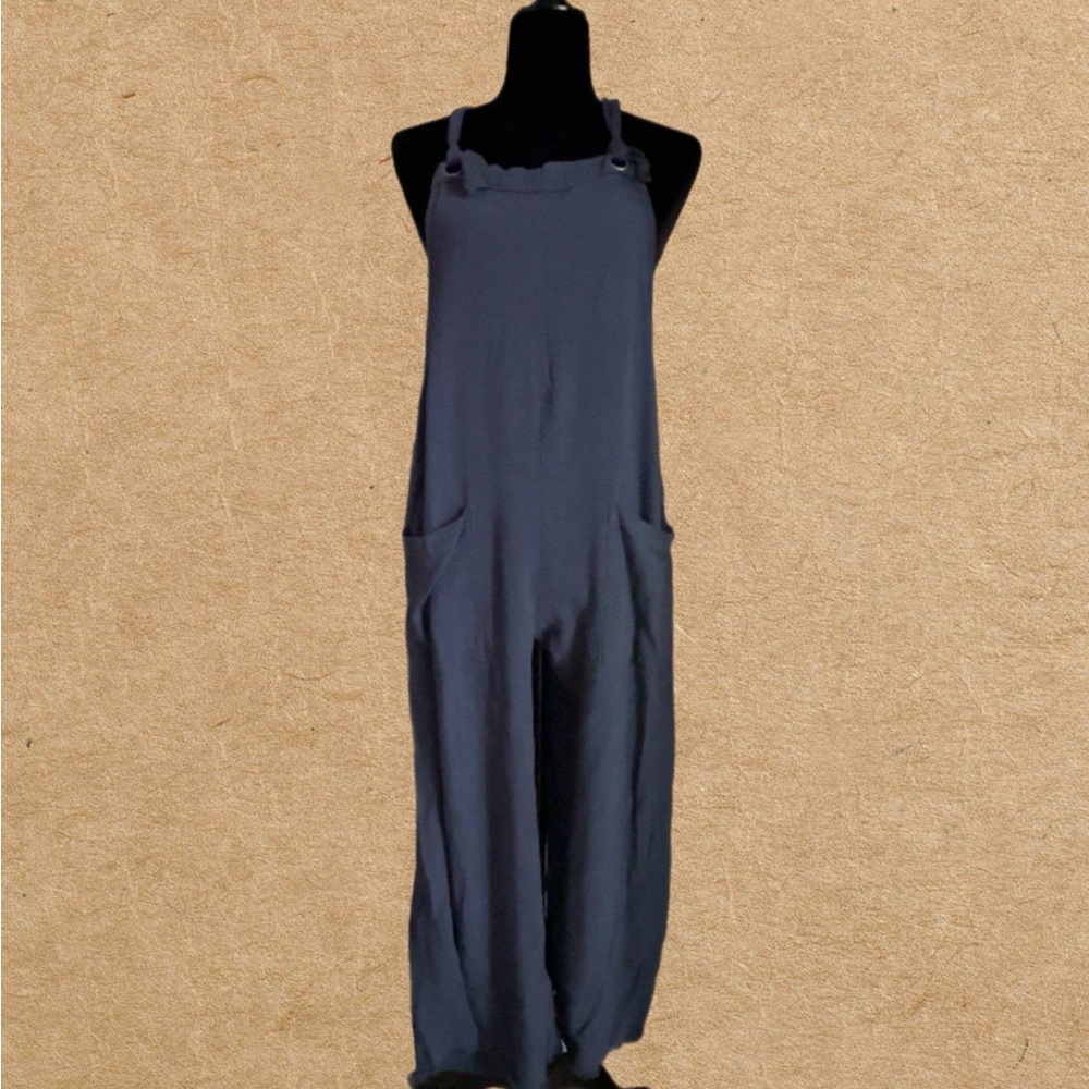 Natural Life Blue Relaxed Fit Jumpsuit